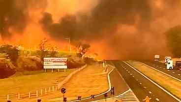 Fumaça de incêndios impede a Meia Maratona de Ribeirão Preto