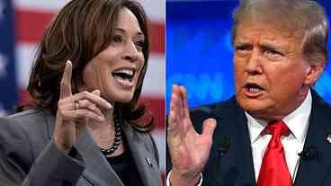 Kamala aumenta vantagem sobre Trump, diz pesquisa