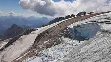 Geleira mais famosa dos Alpes italianos está em 'coma irreversível'