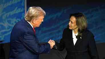 Kamala Harris aceita novo confronto com Trump, em debate pela TV