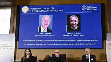 Nobel de Física vai para descobertas em aprendizado de máquina