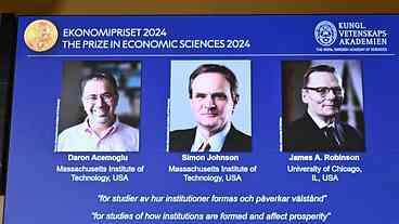 Nobel de Economia premia estudo sobre prosperidade de países