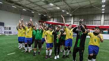 Brasil conquista bicampeão de Grand Prix Internacional de futebol de cegos