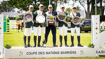 Equipe brasileira vence etapa francesa da Copa das Nações de saltos