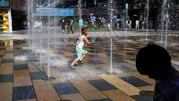 Pequim ferve com alerta vermelho de calor no nível mais alto