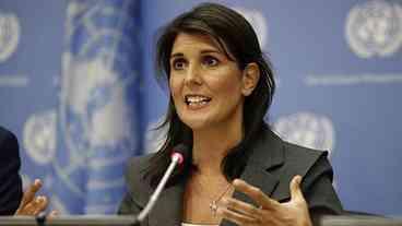 Nikki Haley renuncia ao cargo de embaixadora dos Estados Unidos na ONU