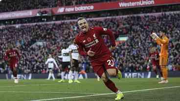 Liverpool garante vitória sobre o Fulham