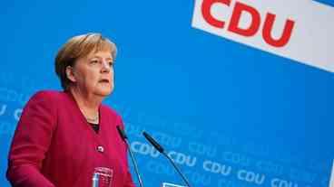 Merkel confirma que não vai buscar reeleição como líder da CDU