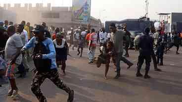 Militares do Congo atiram no ar para dispersar manifestantes