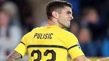 Borussia Dortmund aceita oferta do Chelsea de 64 milhões de euros por Pulisic