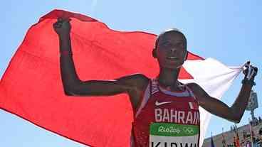 Maratonista do Barein medalhista de prata na Rio 2016 é suspensa por doping