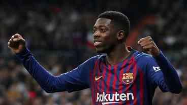 Barcelona inclui Dembélé em elenco para duelo com Manchester United