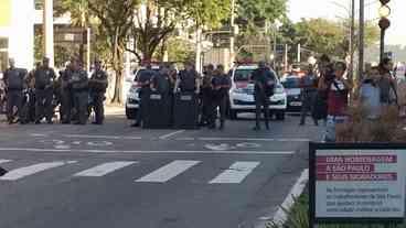 USP: polícia reprime manifestação contra reforma da Previdência