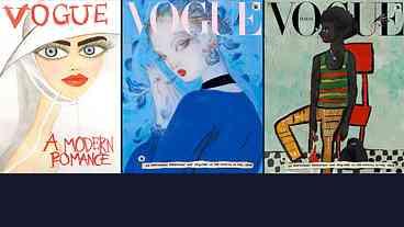 Vogue estreia capa ilustrada pela primeira vez, na Itália