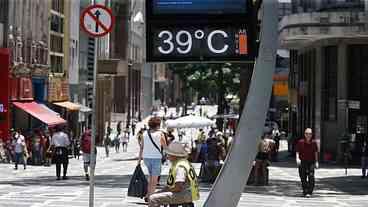 Pesquisadores preveem mais calor no Sudeste e Centro-Oeste