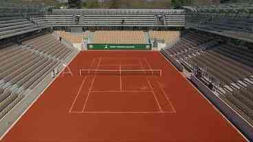 Roland Garros terá público, limitado a 60% da capacidade do estádio em Paris