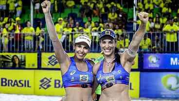 Dupla brasileira do vôlei de praia conquista torneio na Holanda