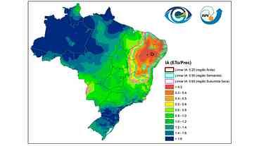 Estudo mostra pela primeira vez a região árida do Nordeste