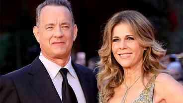 Casal Tom Hanks doa sangue para experiências contra o novo coronavírus