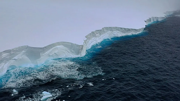 Iceberg gigantesco se separa da Antártida, em meio ao aquecimento global