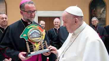 Papa Francisco recebe bispos brasileiros no Vaticano