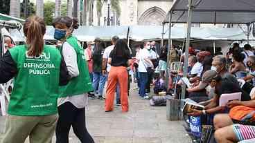 TRF de São Paulo faz mutirão de atendimento à população em situação de rua