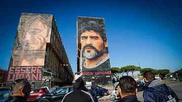 Demolição de mural de Maradona gera polêmica na Itália