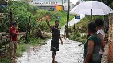 Calor forte atinge toda a extensão do país e gera tempestades