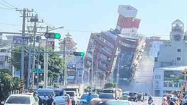 Terremoto causa mortes e centenas de feridos em Taiwan