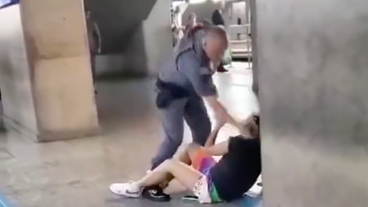 Em São Paulo, policial agride mulher dentro de estação de metrô