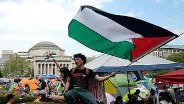 Universidade de Columbia suspende manifestantes pró-Palestina