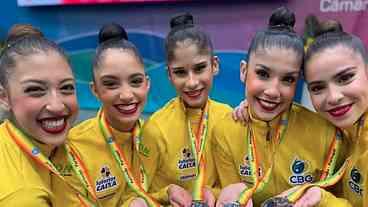 Brasileiras conquistam prata em etapa da Copa do Mundo de Ginástica Rítmica