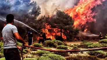 Europa monta frota de aviões para combater incêndios florestais