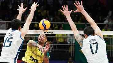 Brasil cai diante da Itália no Ginásio do Maracanãzinho