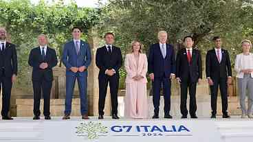 Itália abre cúpula de líderes do G7 de olho no Sul Global