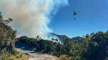 Parque Nacional do Itatiaia tem 300 hectares atingidos por incêndio