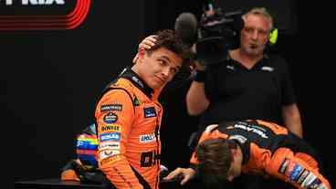 Lando Norris conquista pole, McLaren domina primeira fila na Hungria