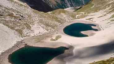 Calor intenso seca lago glacial no centro da Itália