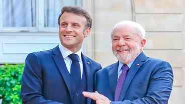 Macron parabeniza Lula por sua posição quanto às eleições venezuelanas